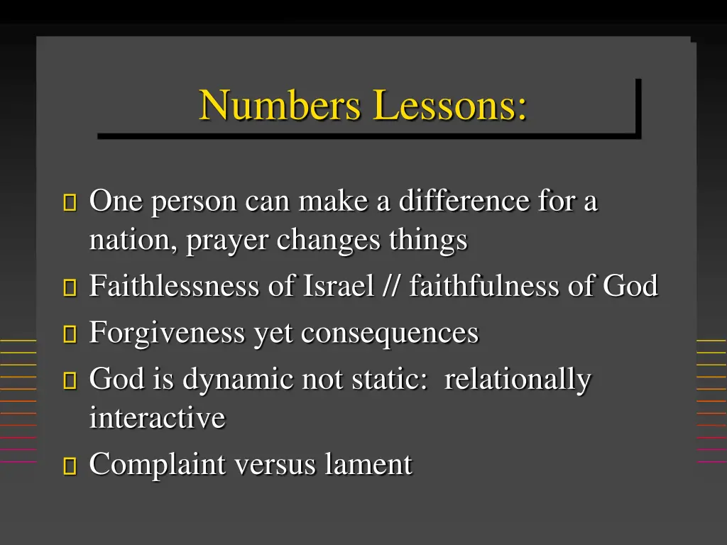 numbers lessons