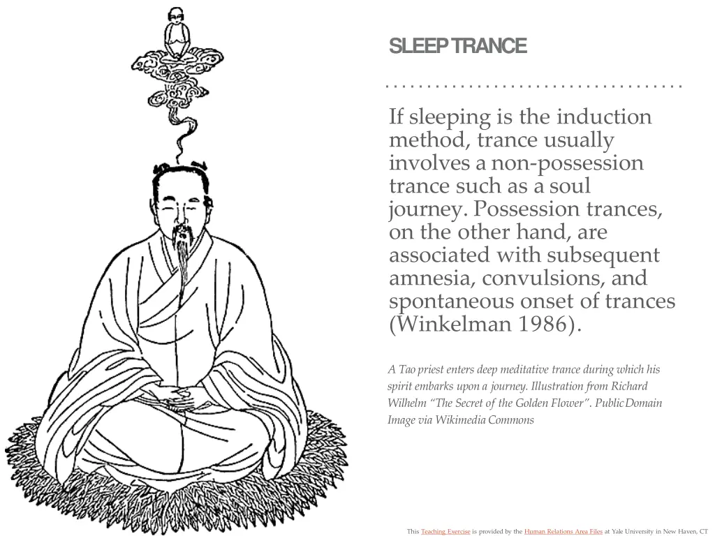 sleep trance