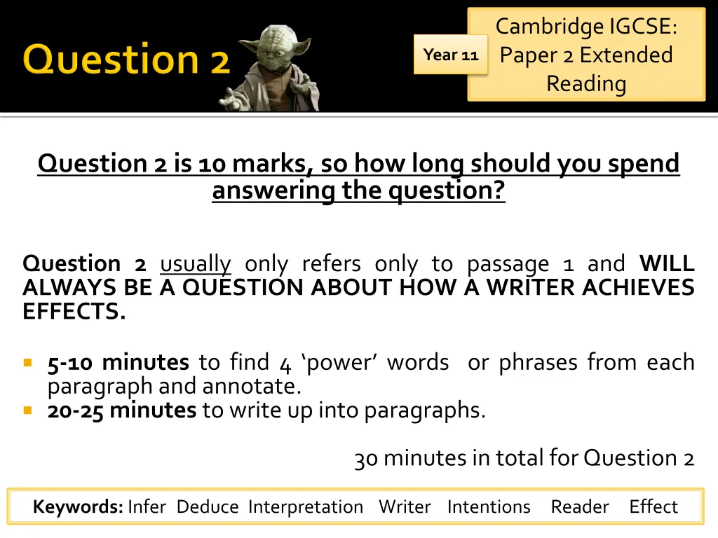 cambridge igcse paper 2 extended reading 1