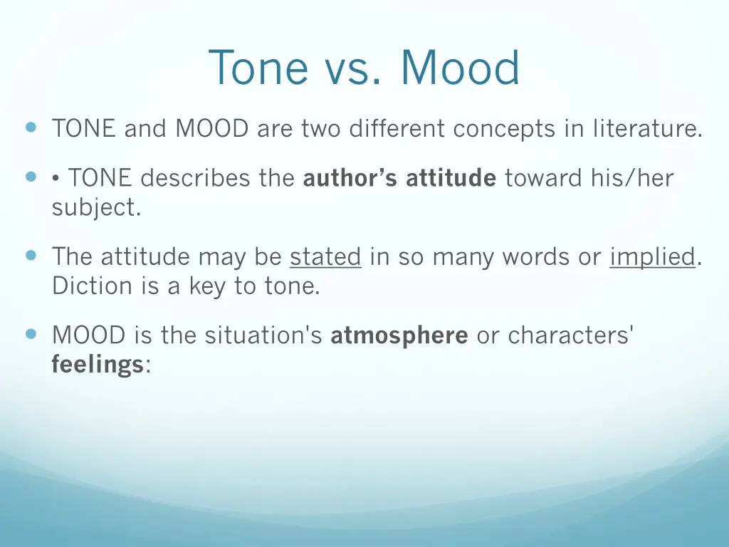 tone vs mood