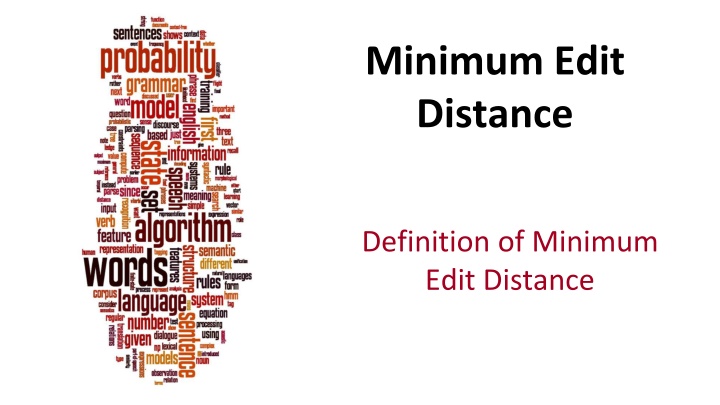 minimum edit distance