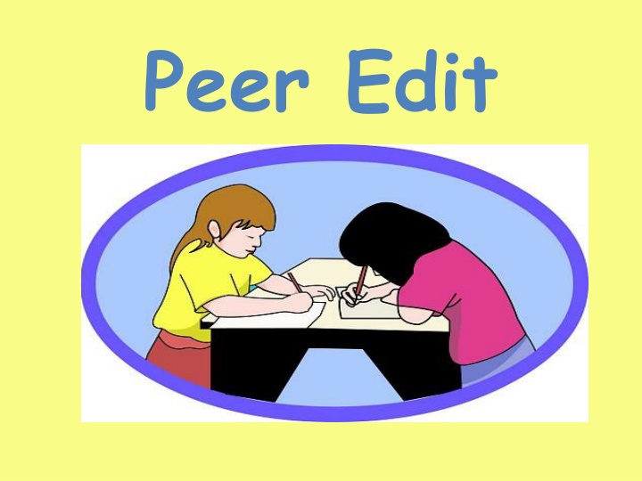 peer edit