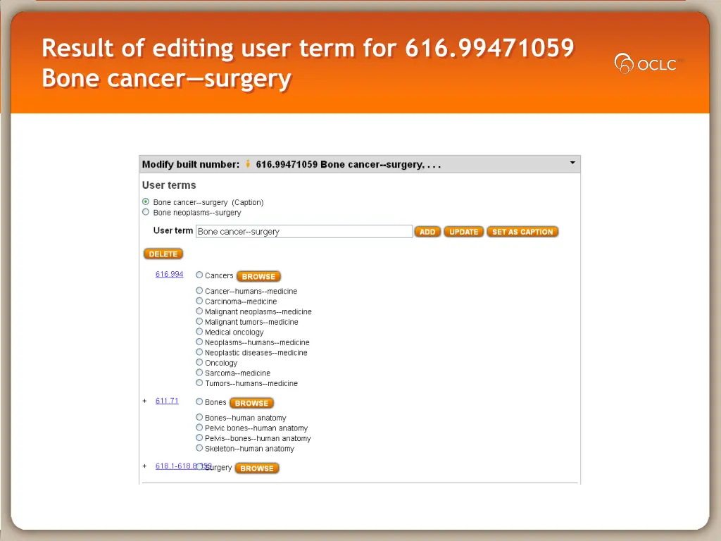 result of editing user term for 616 99471059 bone