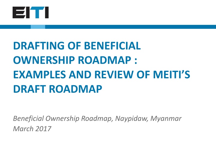 drafting of beneficial ownership roadmap examples