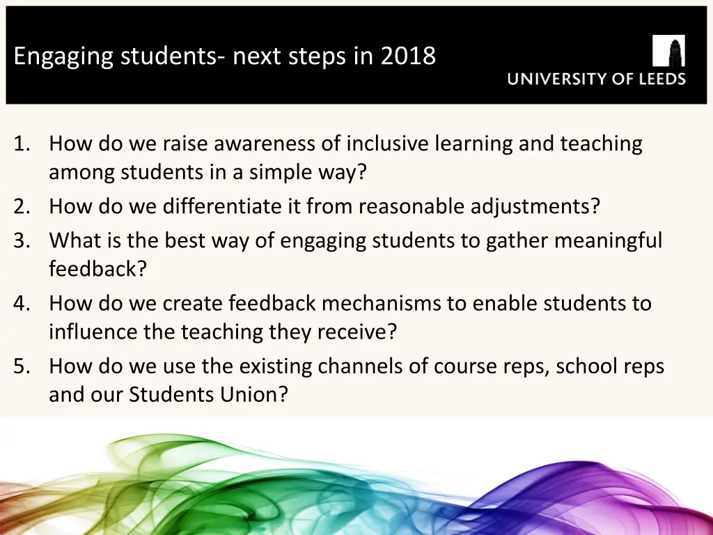 engaging students next steps in 2018