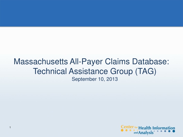 massachusetts all payer claims database technical