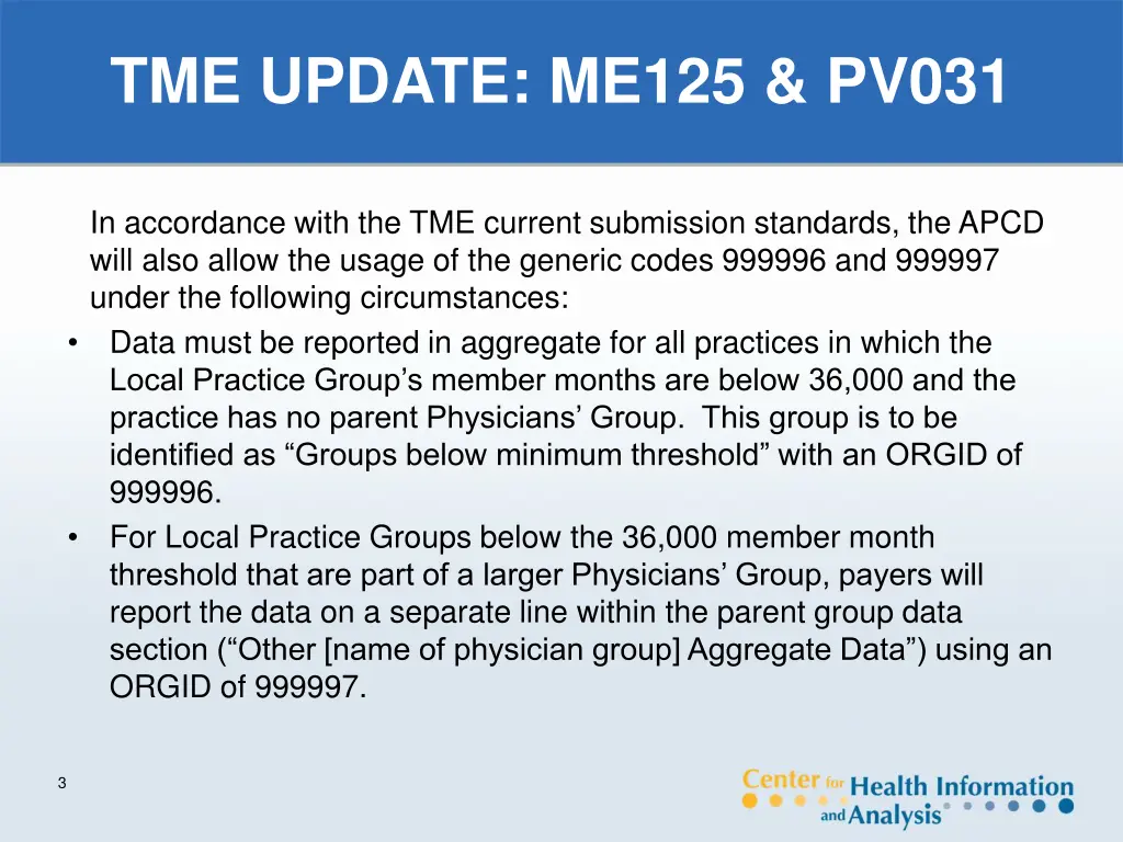 tme update me125 pv031