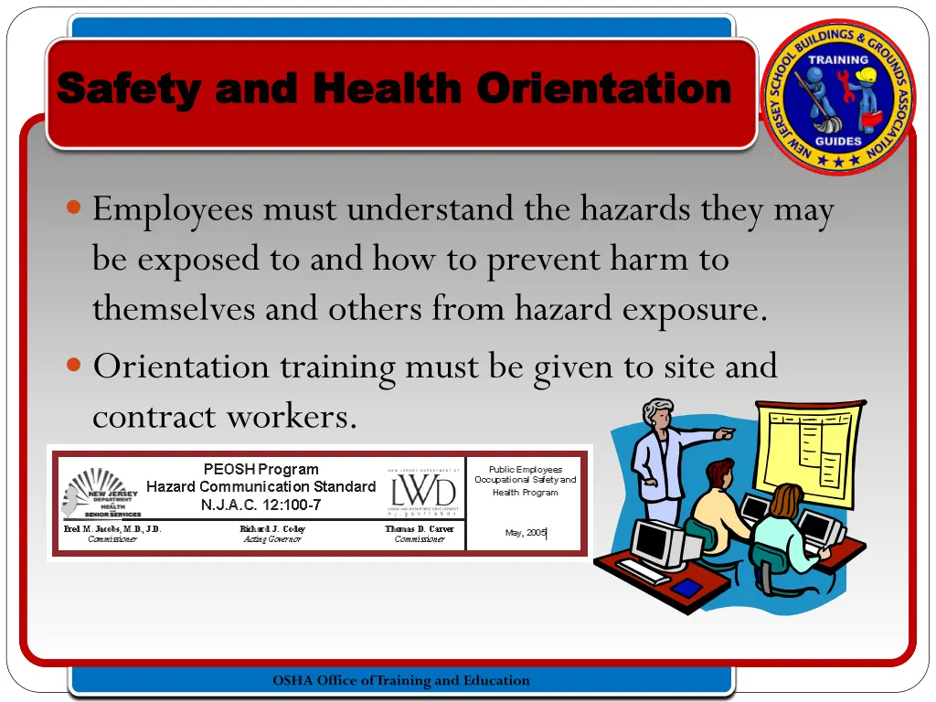 safety and health orientation safety and health