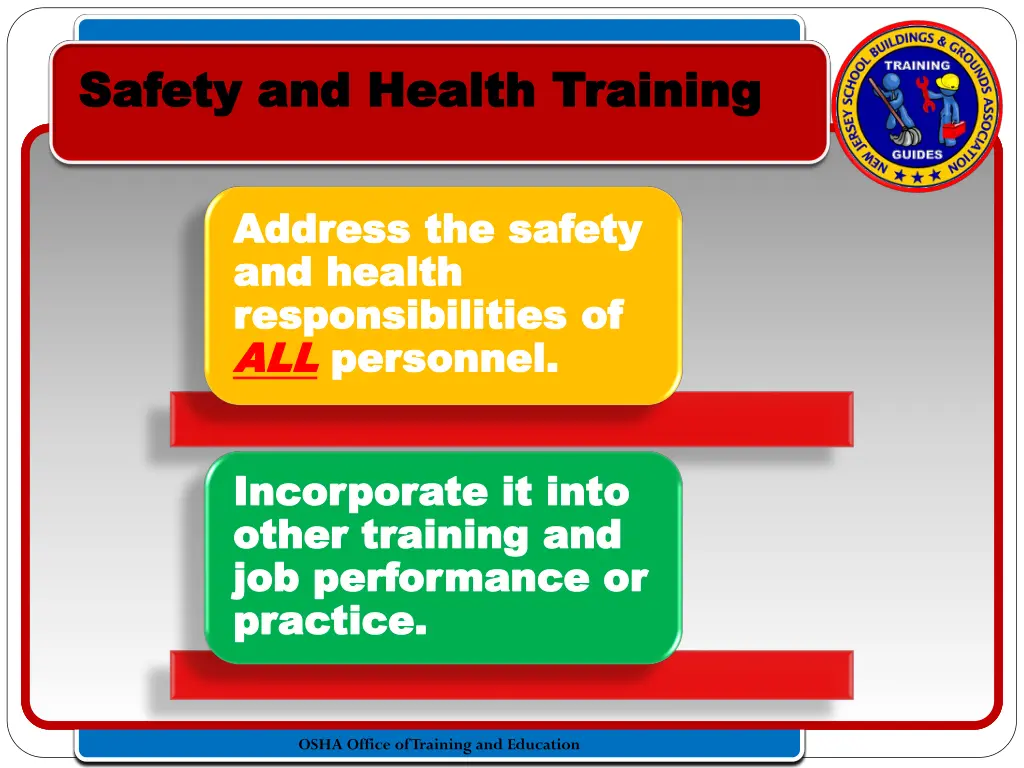 safety and health training safety and health