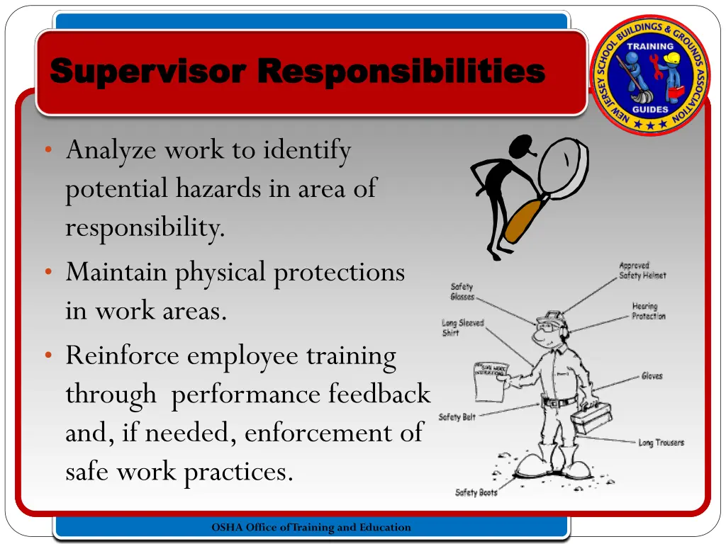 supervisor responsibilities supervisor