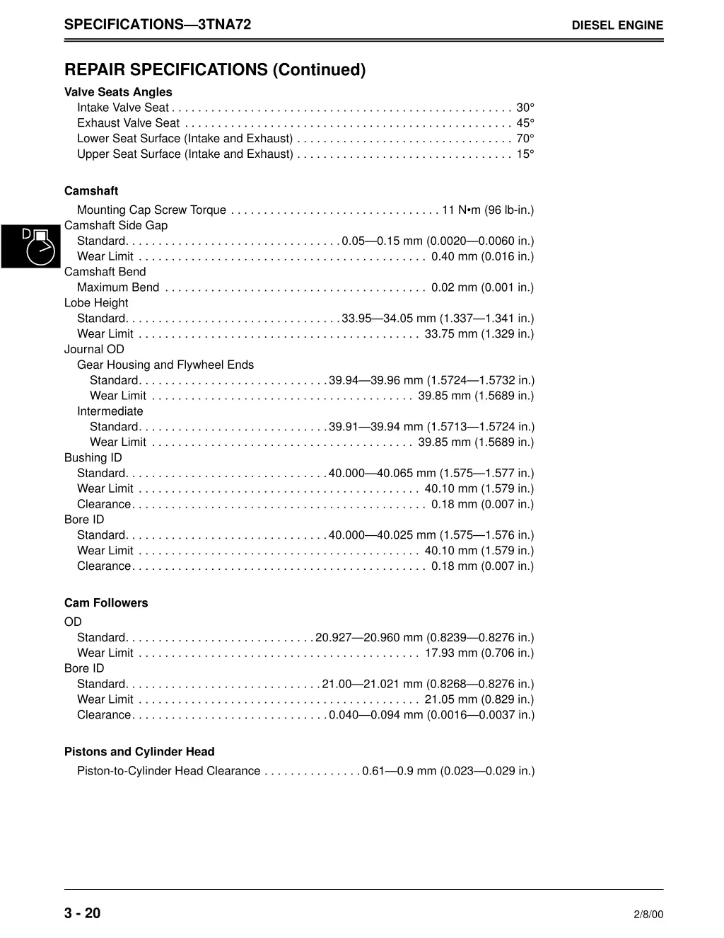 specifications 3tna72 6