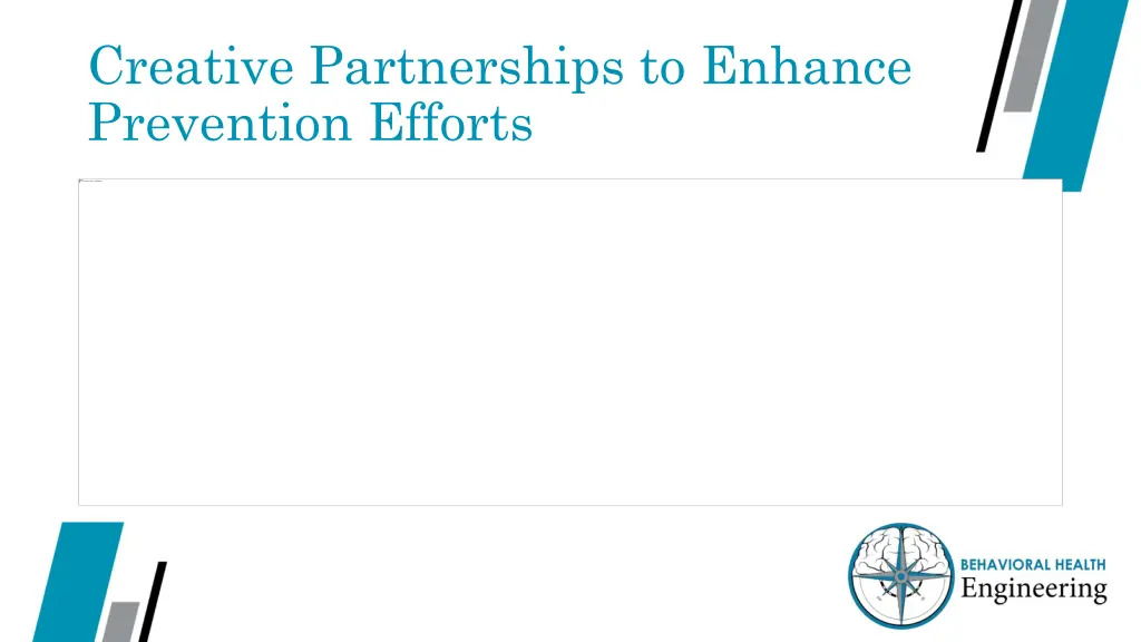 creative partnerships to enhance prevention