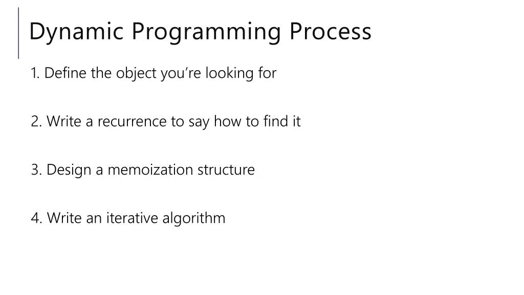 dynamic programming process 1