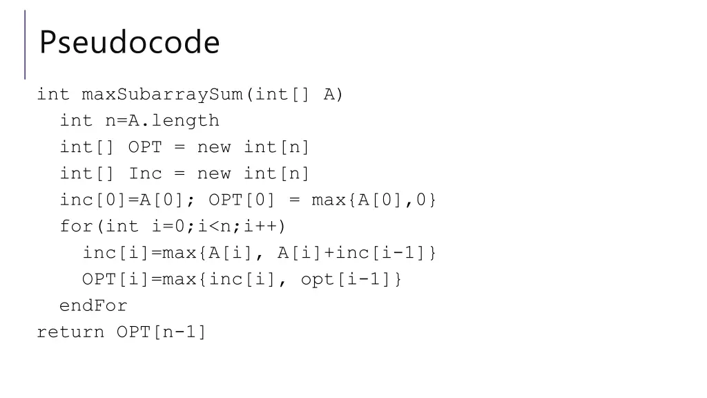 pseudocode