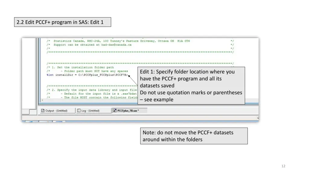 2 2 edit pccf program in sas edit 1