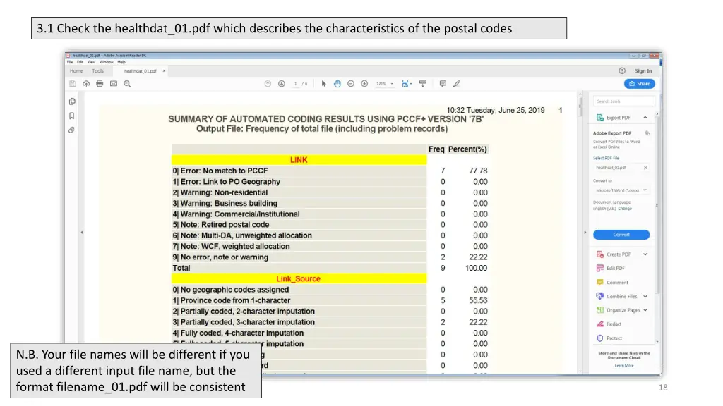 3 1 check the healthdat 01 pdf which describes