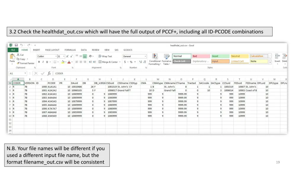 3 2 check the healthdat out csv which will have