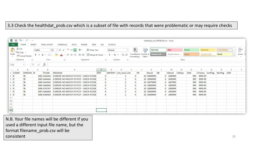 3 3 check the healthdat prob csv which