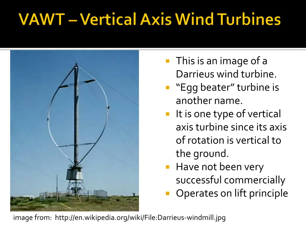 this is an image of a darrieus wind turbine