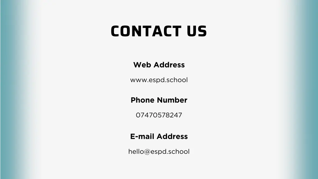 contact us