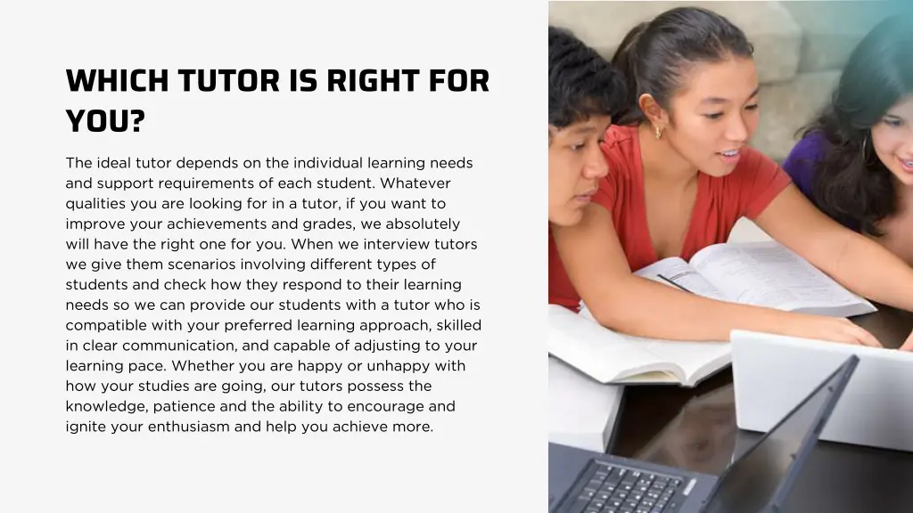 which tutor is right for you