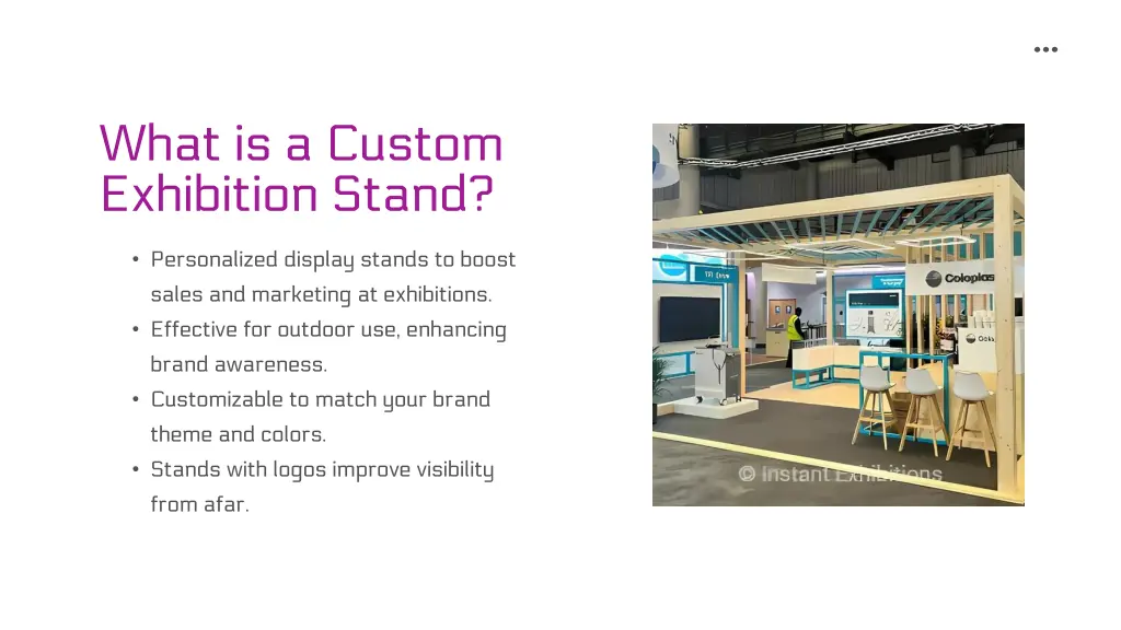 what is a custom exhibition stand