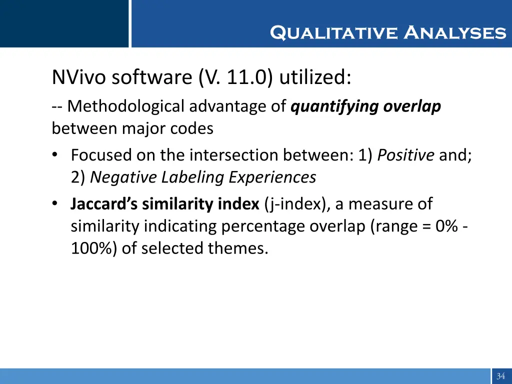 qualitative analyses