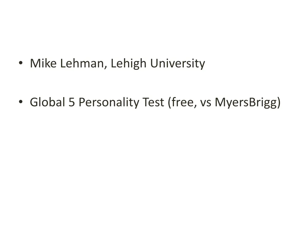 mike lehman lehigh university