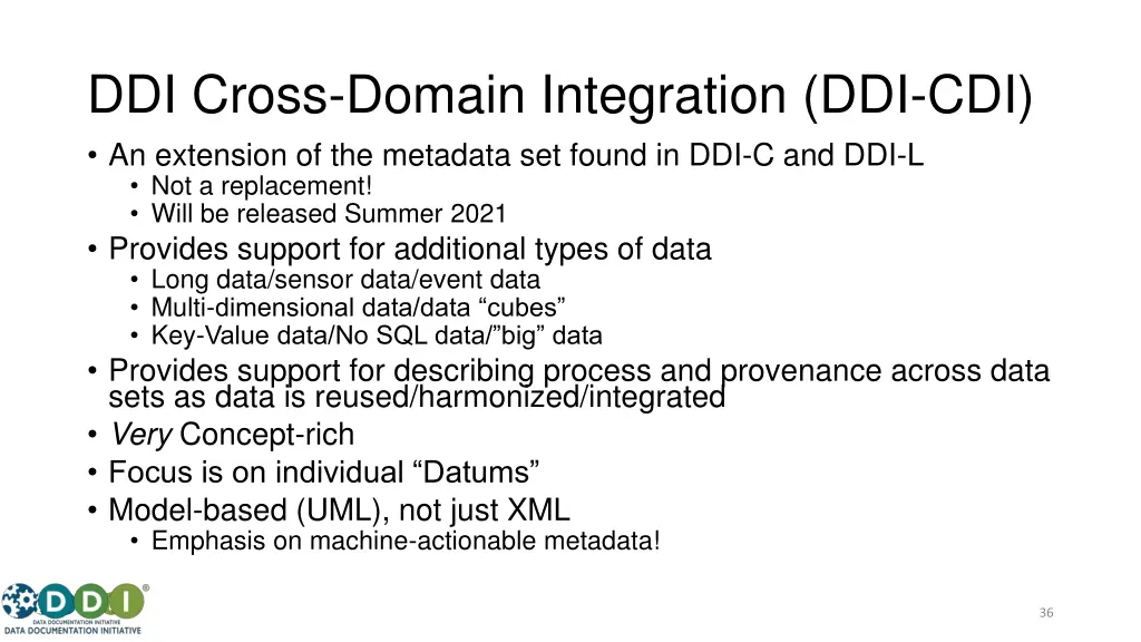 ddi cross domain integration ddi cdi an extension