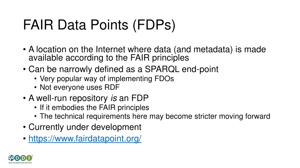 fair data points fdps