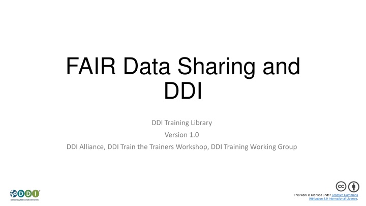 fair data sharing and ddi