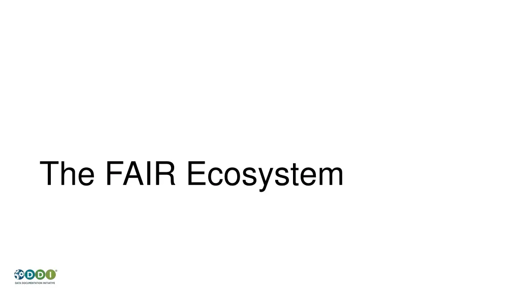 the fair ecosystem