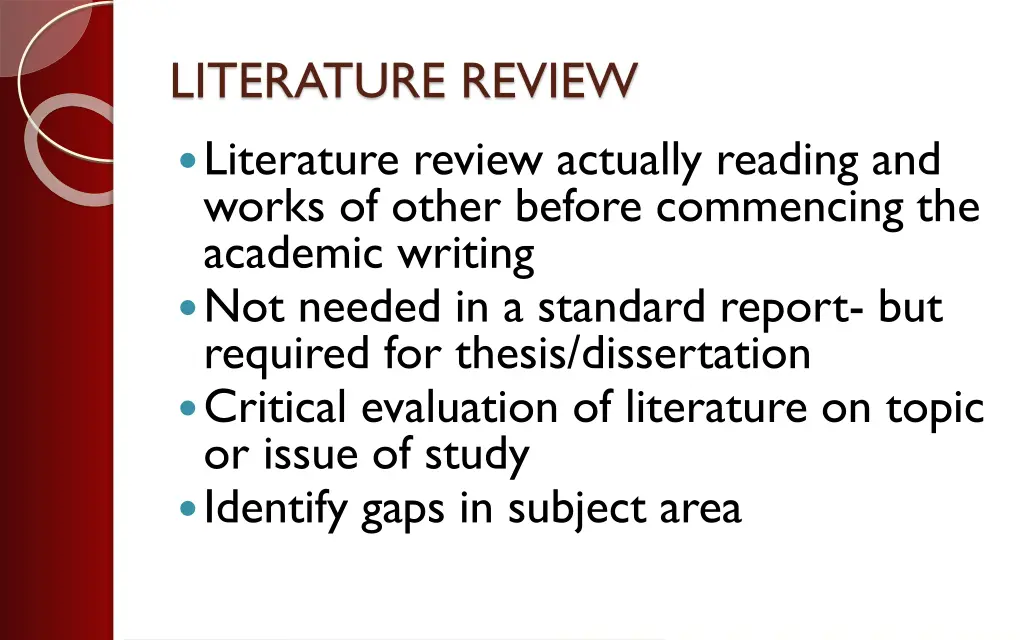 literature review