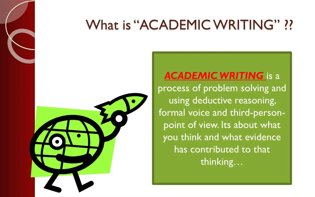 what is academic writing