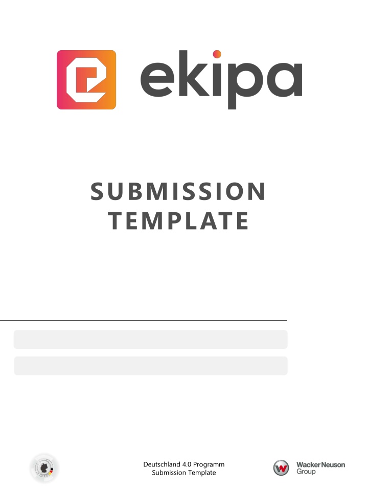 submission template