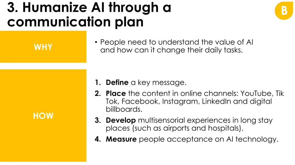 3 humanize ai through a communication plan