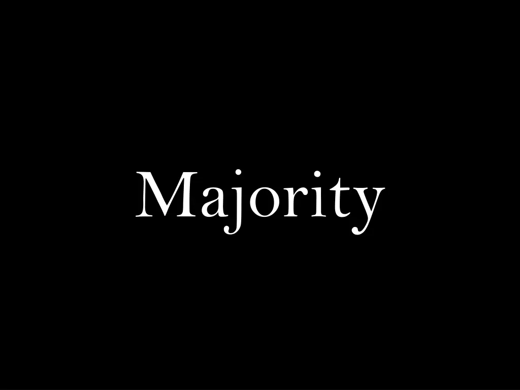 majority