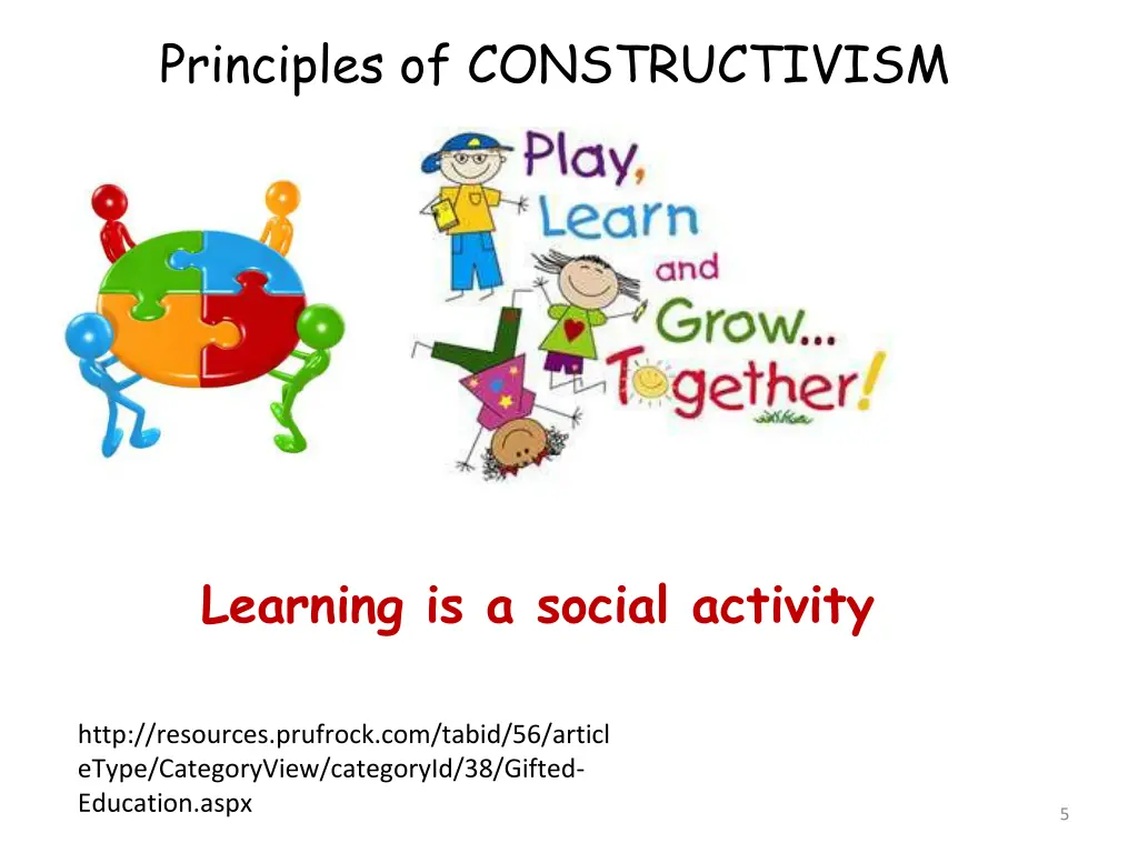 principles of constructivism 2