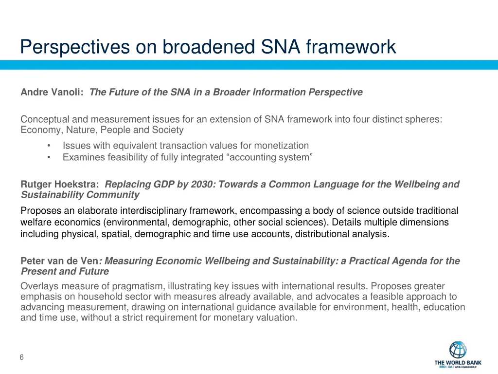 perspectives on broadened sna framework