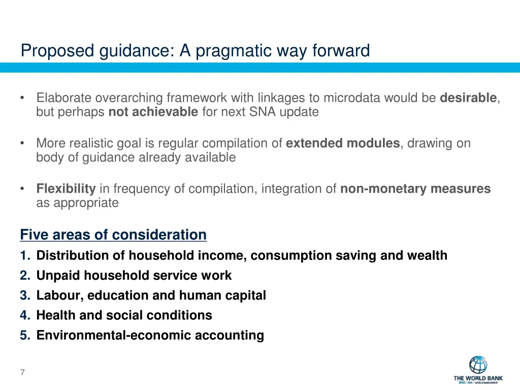 proposed guidance a pragmatic way forward