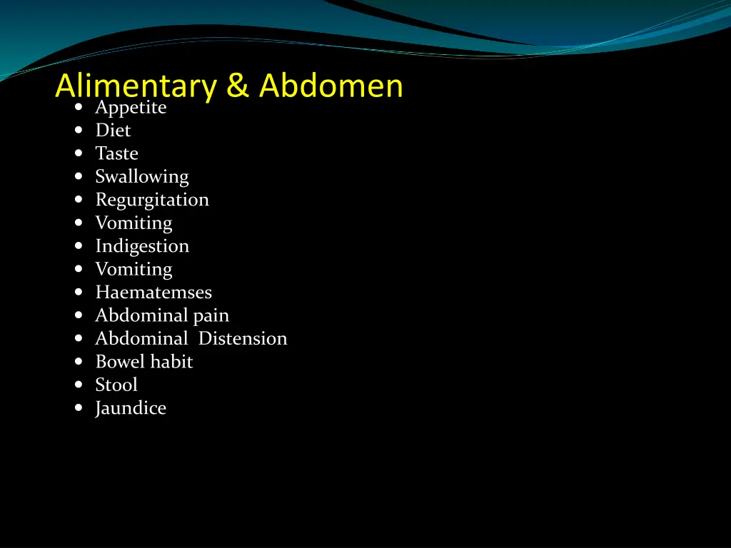 alimentary abdomen appetite diet taste swallowing