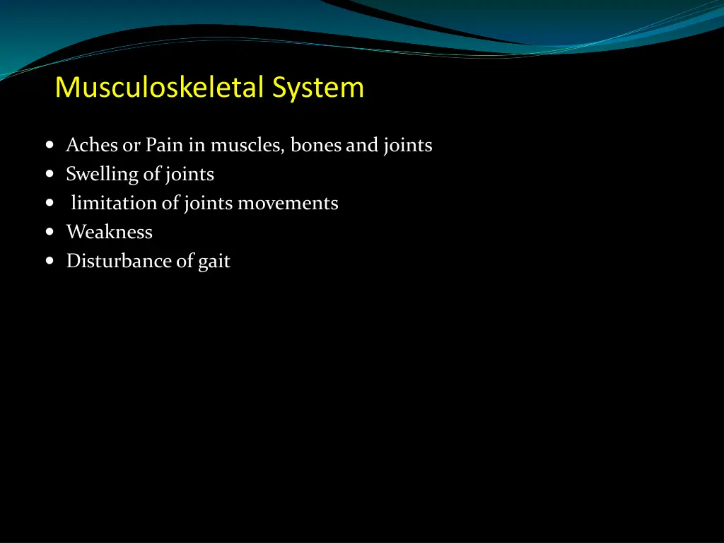 musculoskeletal system