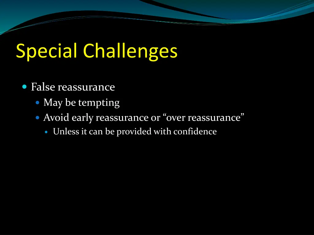 special challenges 1