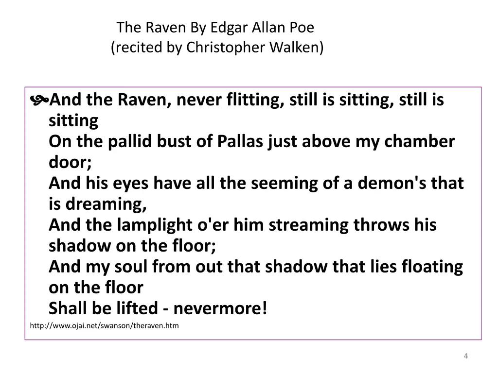 the raven by edgar allan poe recited