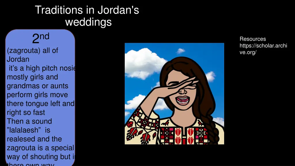 traditions in jordan s weddings 2 nd zagrouta