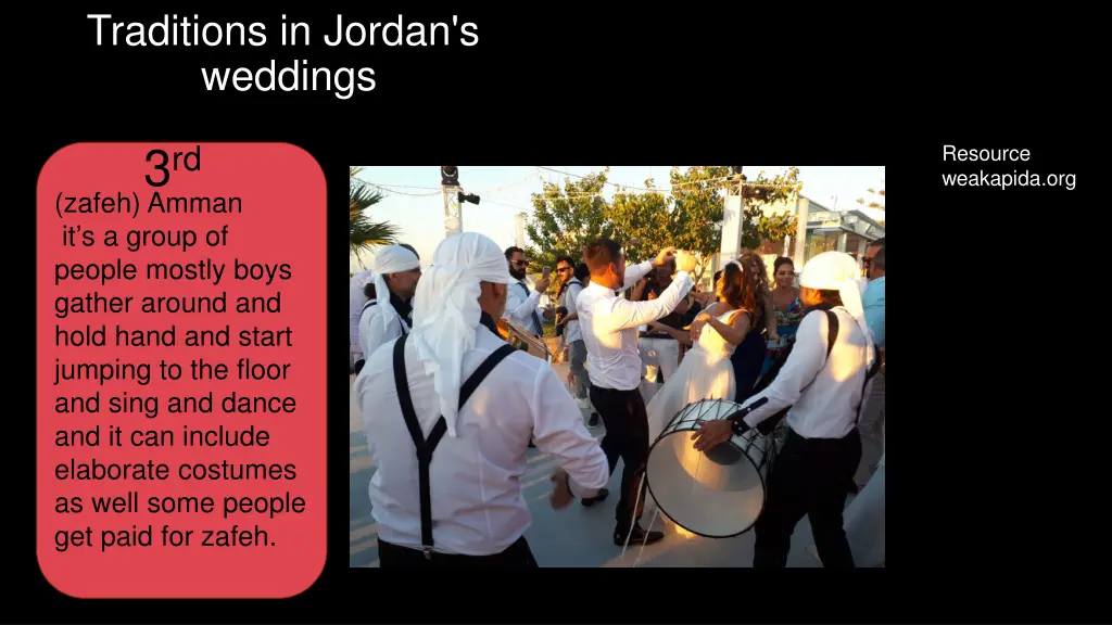 traditions in jordan s weddings