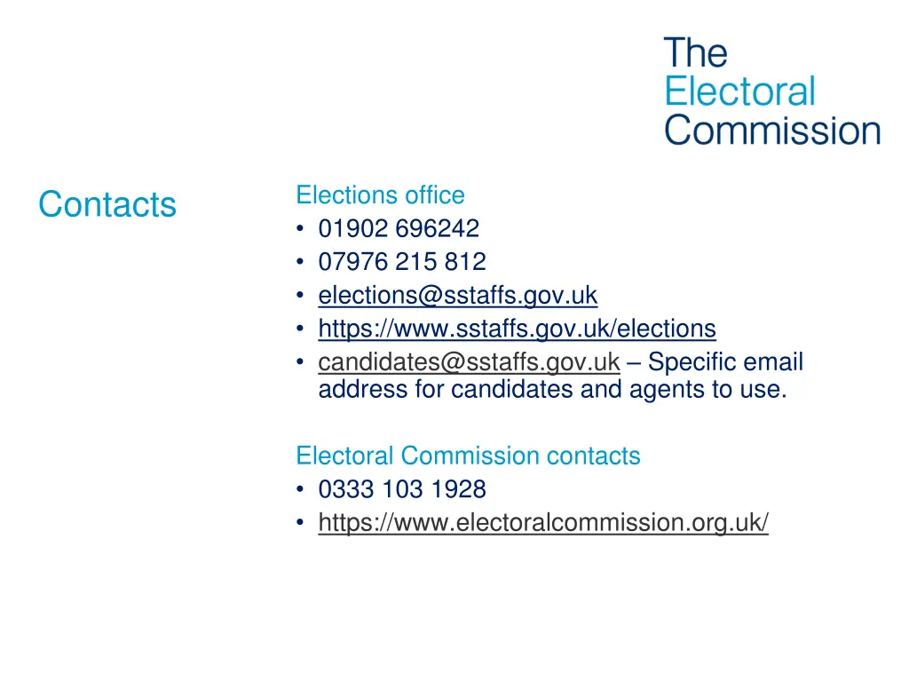 elections office 01902 696242 07976