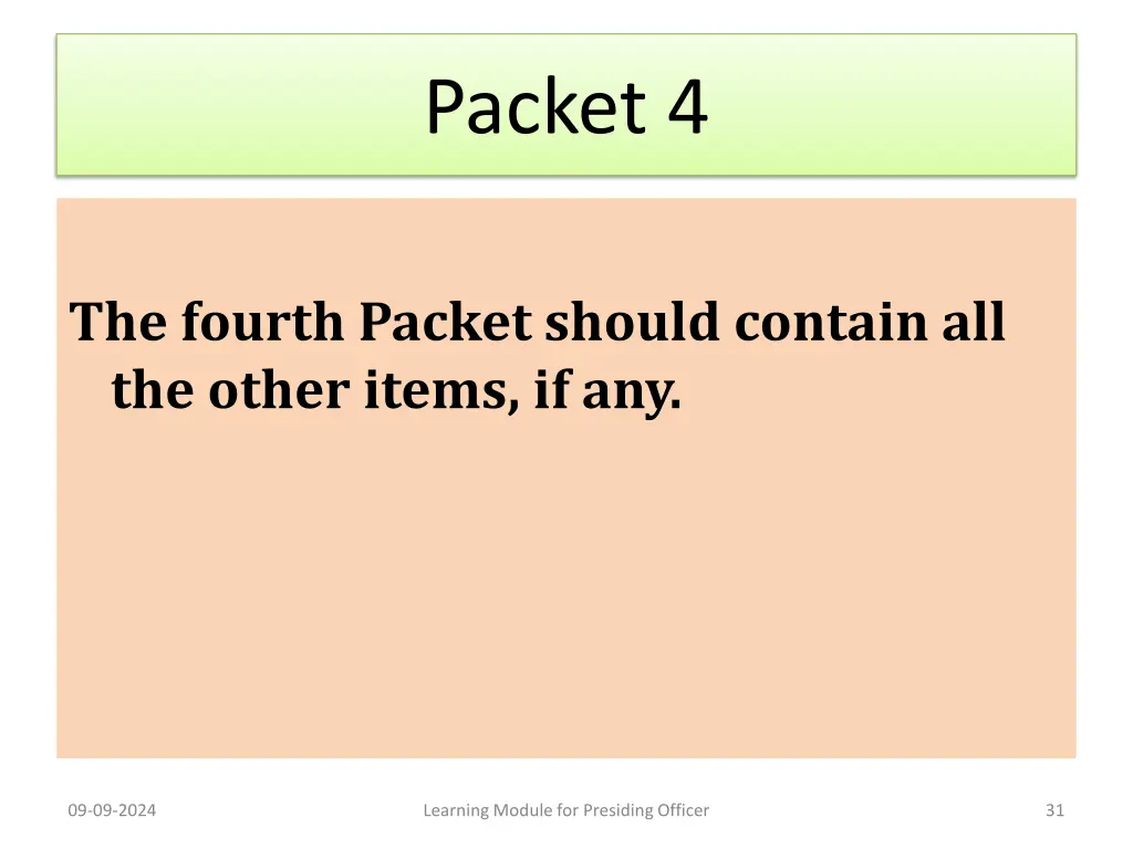 packet 4