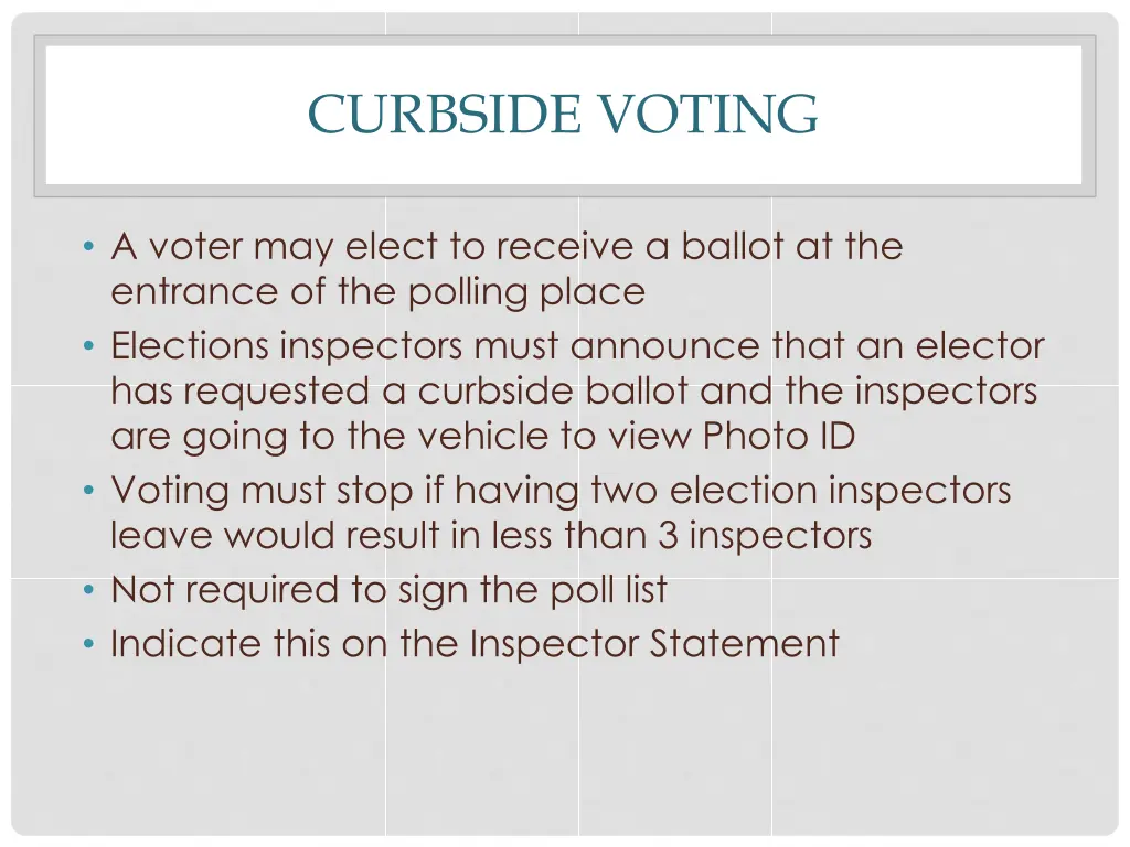 curbside voting 1