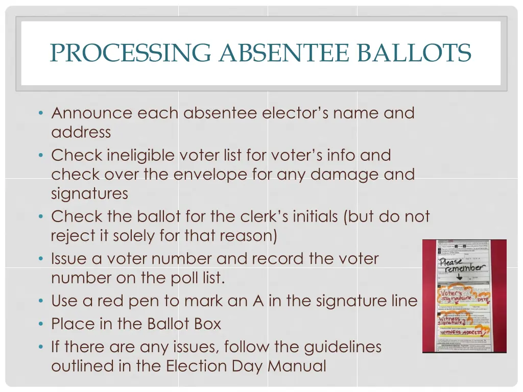 processing absentee ballots 1